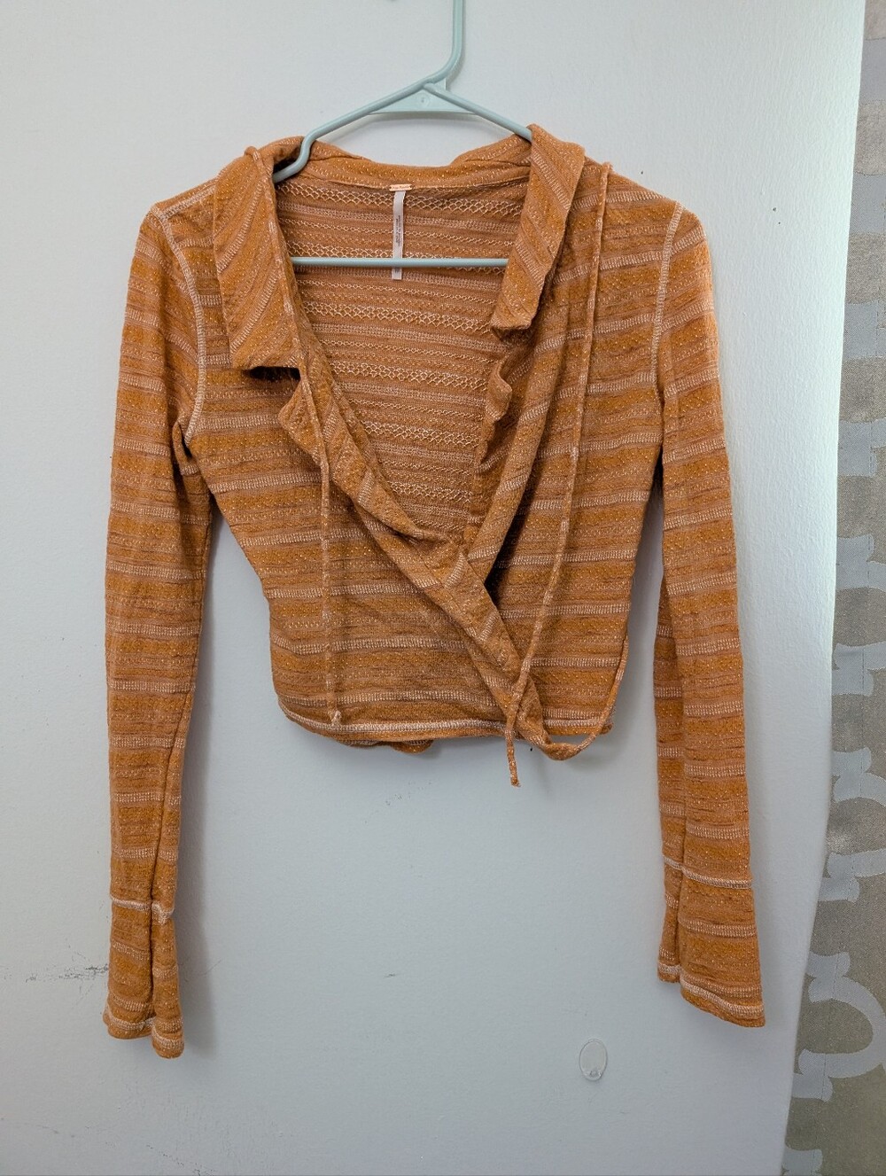 Free People Knit Wrap Top Cardigan